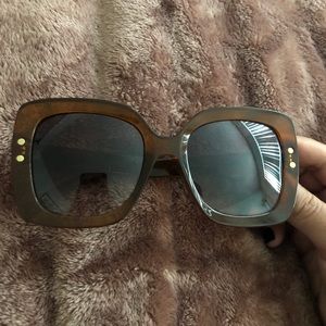 Target oversized vintage style sunglasses